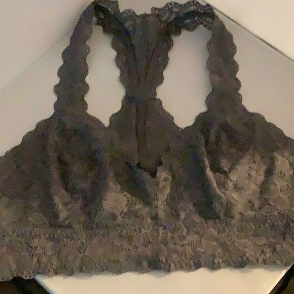 Gray Lace Bralette - Picture 1 of 3